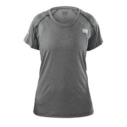  Polera Dry Fit Hw Spx Manga Corta Mujer Gris