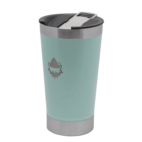 Vaso Termico Pint Gnomo 473ml Con Destapador Turquesa