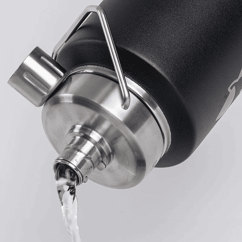 Botella Térmica Gnomo Tapa Magnética 946ml Negro