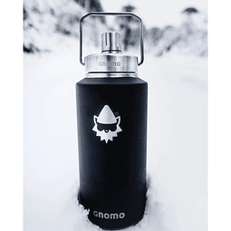  Botella Térmica Gnomo Tapa Magnética 946ml Negro
