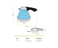 Tetera plegable Atakama Outdoor Breva 1,5 lt