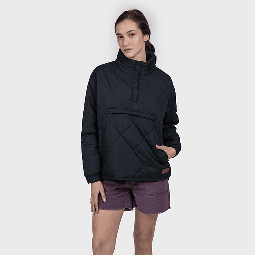 Chaqueta Pullover Eco Carlak Mujer Negra