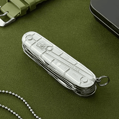 Navaja Victorinox Huntsman Gris Silvertech