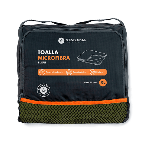 Toalla Microfibra Elqui Talla XL Atakama Outdoor