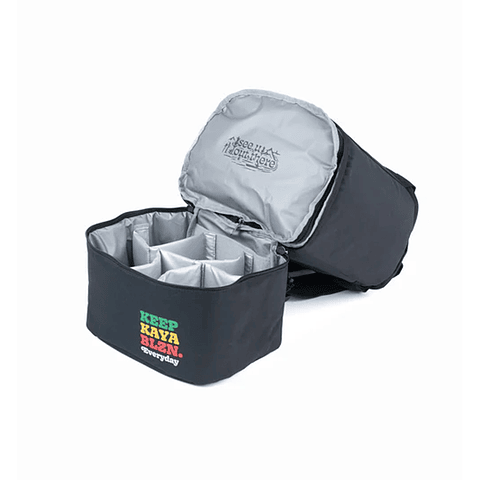 Mochila Cooler Nomade Black Rasta Kaya Unite Azul Marino