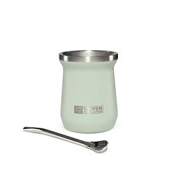  Mug Matera Térmica 236 ml Light Green Gnomo