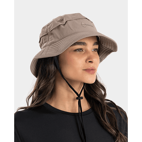 Gorro Bucket Gnomo Fisher UV Sand Beige