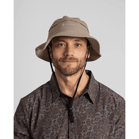 Gorro Bucket Gnomo Fisher UV Sand Beige
