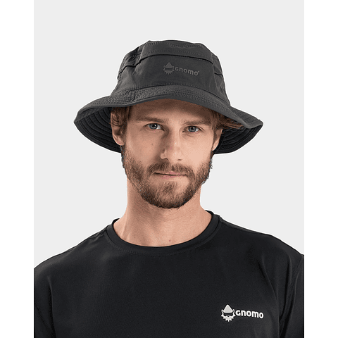 Gorro Bucket Gnomo Fisher UV Dark Grey