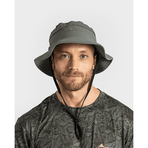 Gorro Bucket Gnomo Fisher UV Stone Green