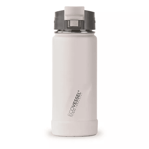 Botella de Viaje Ecovessel 473ml Perk Blanca