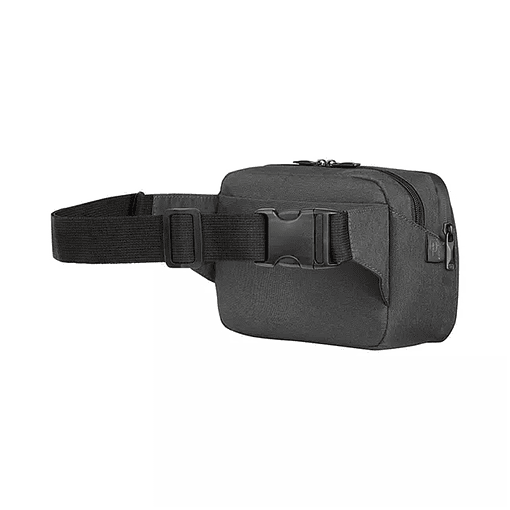 Banano Waist Pack Negro Wenger 612264 Riñonera Viaje Color Gris Diseño De La Tela Liso