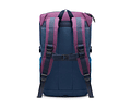 Mochila Nylon Hakon 35l Tritono Morado y Azul