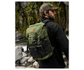 Mochila Nylon Hakon Gnomo 35l Gnomo Bitono Verde y negro