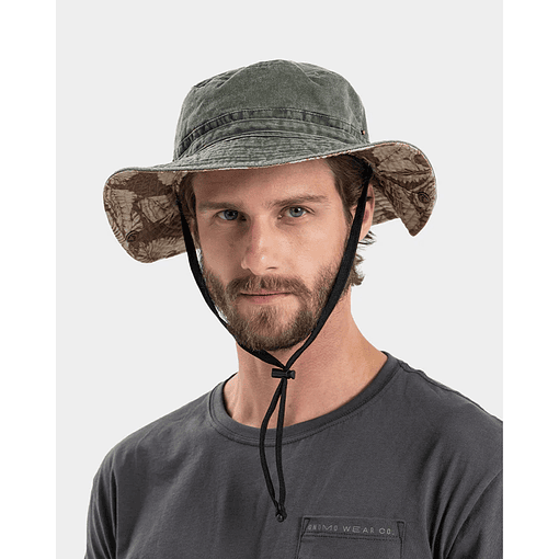 Gorro Bucket Gnomo Cotton Green 