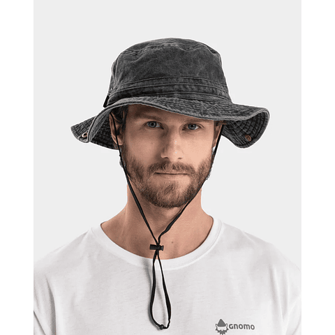 Gorro Bucket Gnomo Cotton DarkGrey