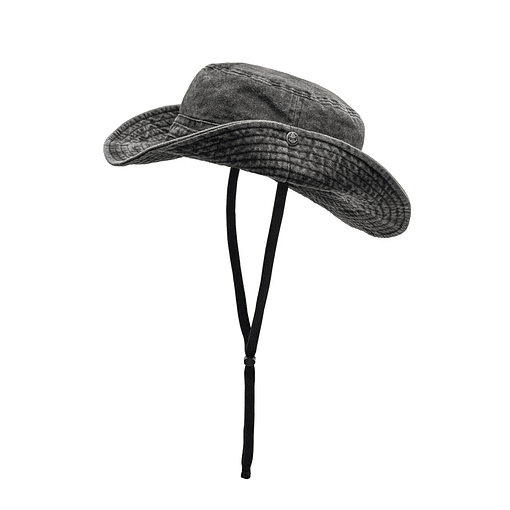 Gorro Bucket Gnomo Cotton DarkGrey