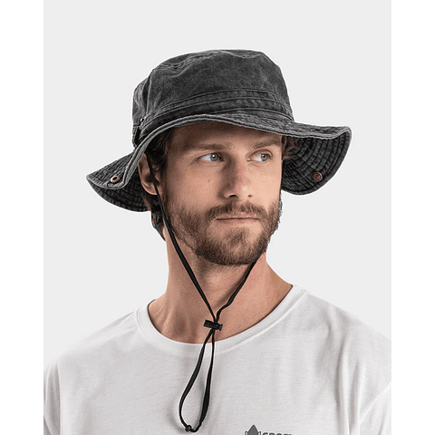 Gorro Bucket Gnomo Cotton DarkGrey