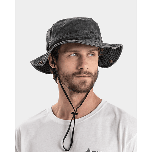 Gorro Bucket Gnomo Cotton DarkGrey
