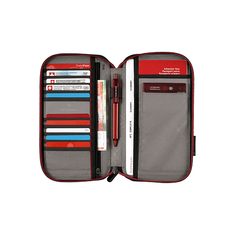 Bolso Victorinox Organizador de Documentos Essential Negro Gris