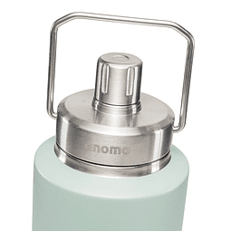  Botella Térmica Gnomo Tapa Magnética 946ml Verde Agua