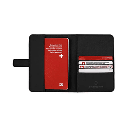  Porta pasaporte con protección RFID Negro Victorinox