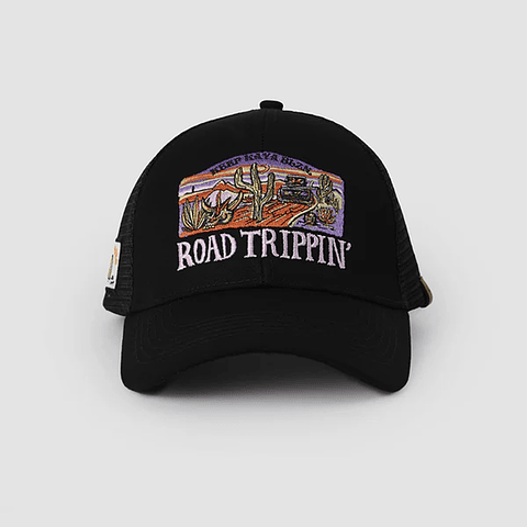 Jockey Cap Trucker Kaya Unite Road Trippin Black