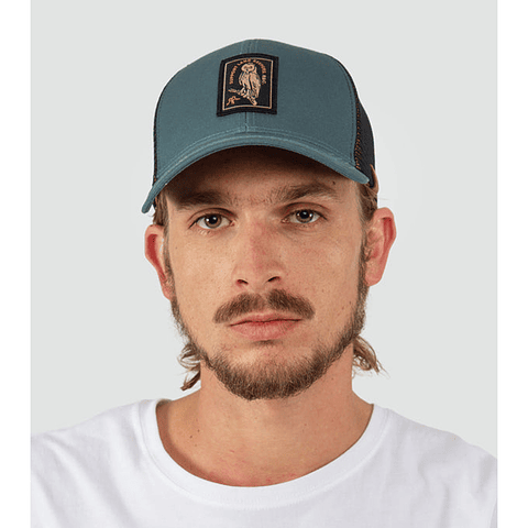 Jockey Cap Trucker Kaya Unite Lechuza Teal