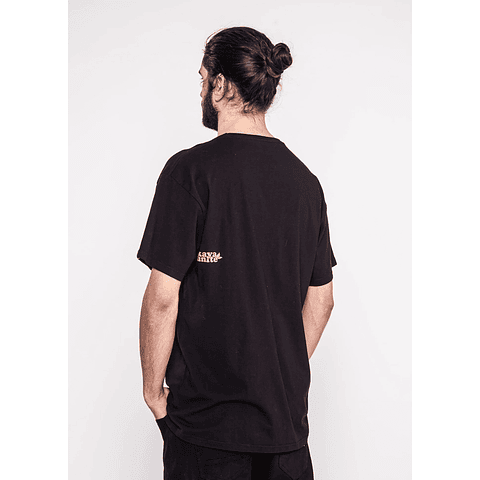 Polera Kaya Unite Vibes Black Peach