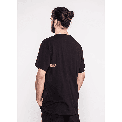 Polera Kaya Unite Vibes Black Peach