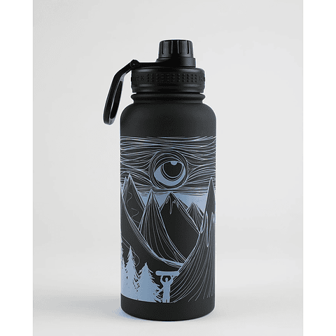 Botella Termo Kaya Unite Nomade 950 Ml Eye Negro