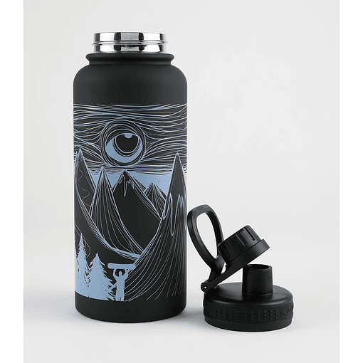 Botella Termo Kaya Unite Nomade 950 Ml Eye Negro