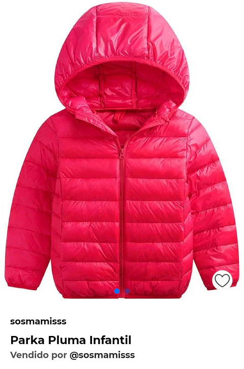 Parka Pluma Infantil