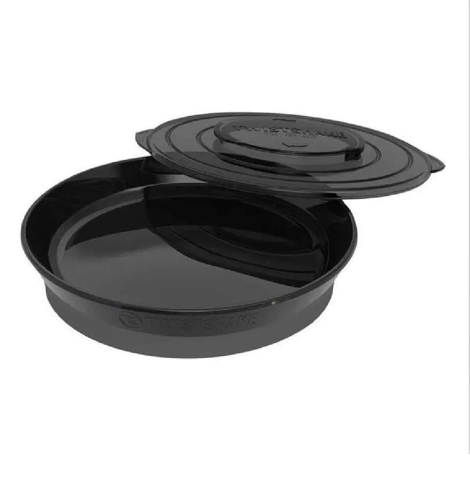 Plato Negro Divido Twistshake 2