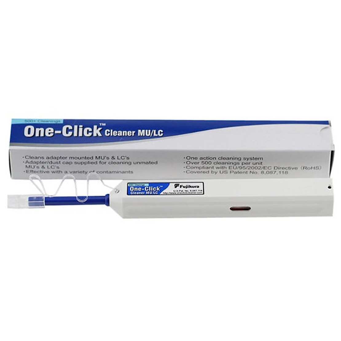 LIMPIADOR ONE CLICK FIBRA OPTICA MU/LC 1,25MM FUJIKURA / PACK 5 UNIDADES 1