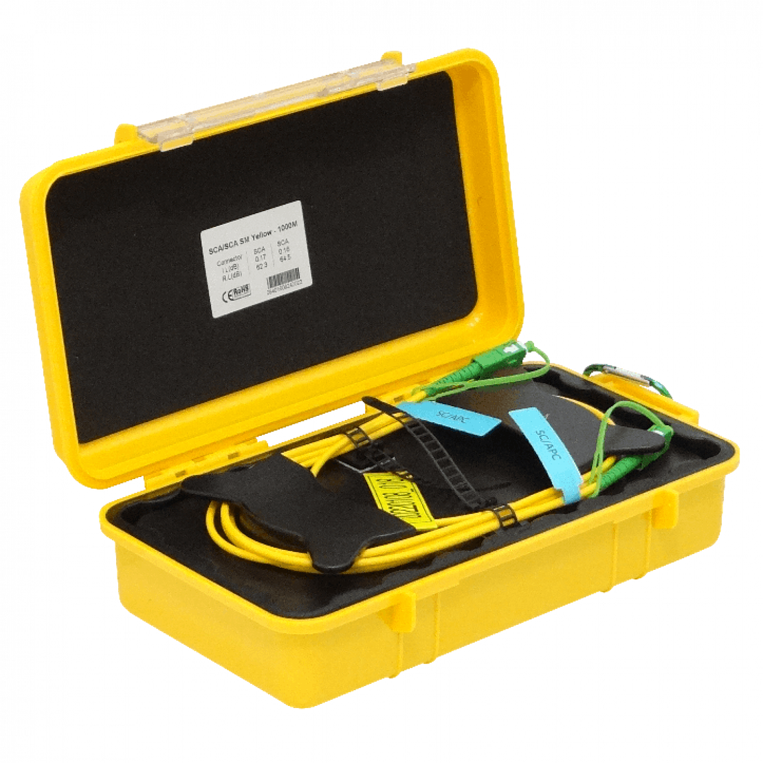 BOBINA DE LANZAMIENTO SC-SC/APC 1KM 9/125 MONOMODO 1