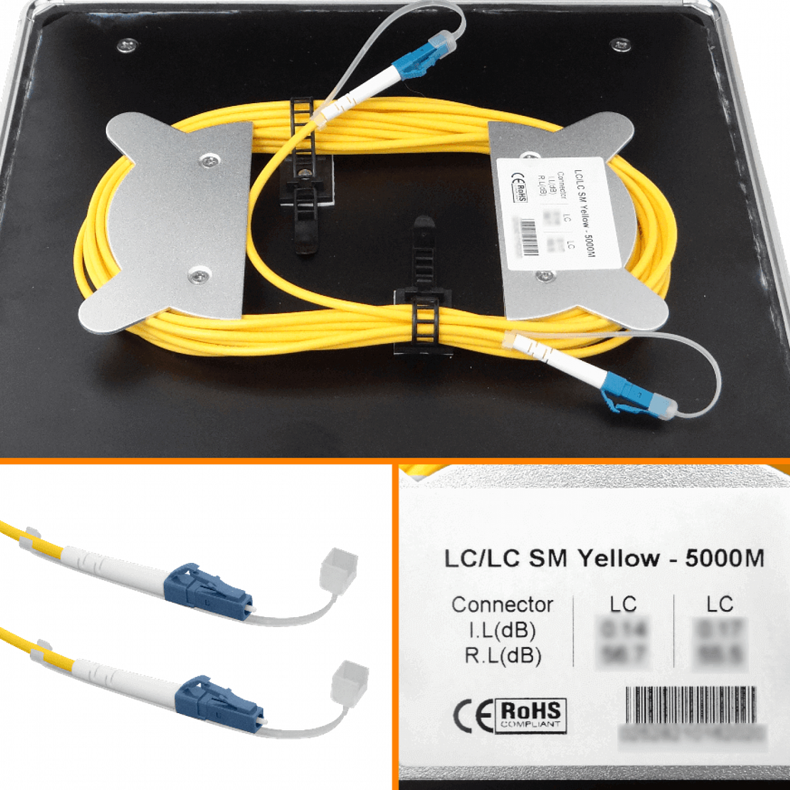 BOBINA DE LANZAMIENTO LC-LC/UPC 5KM 9/125 MONOMODO 2