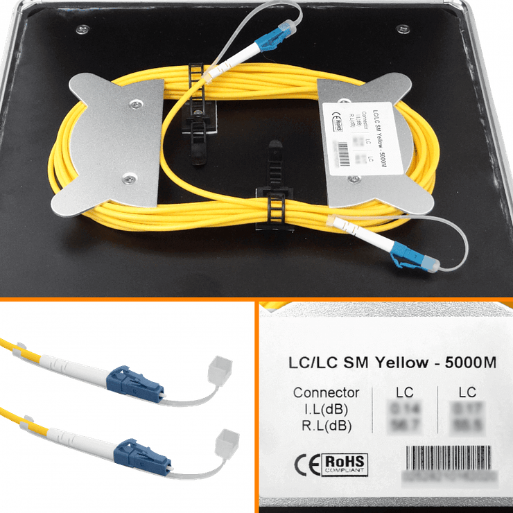 BOBINA DE LANZAMIENTO LC-LC/UPC 5KM 9/125 MONOMODO 2