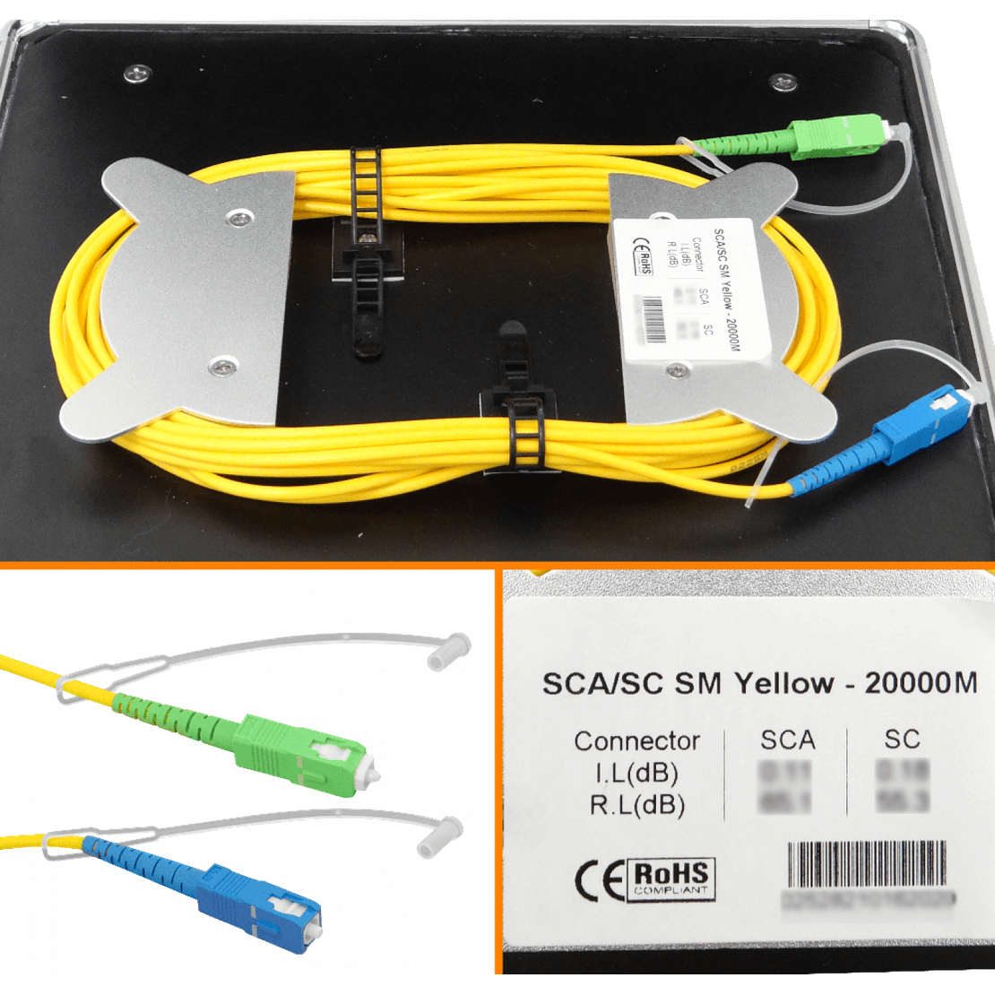 BOBINA DE LANZAMIENTO SC/APC-SC/UPC 20KM 9/125 MONOMODO 2