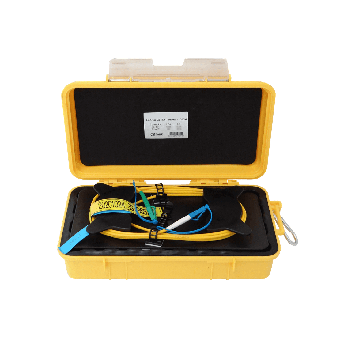 BOBINA DE LANZAMIENTO LC/APC-LC/UPC 1KM 9/125 MONOMODO 2