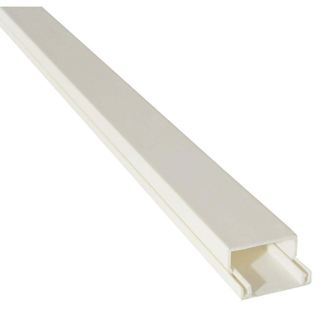 CANALETA PVC 20X10MM CON TAPA 2MT CC-2010-W 1