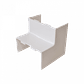 ANGULO INTERIOR BLANCO 100X50MM CCA-10050-AI - Miniatura 1
