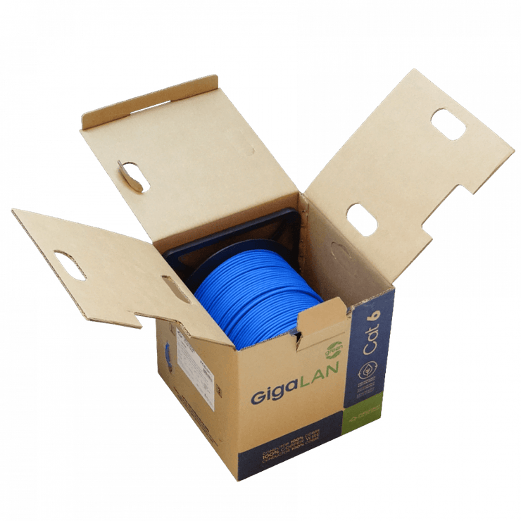 CABLE UTP CAT6 FURUKAWA AZUL UNIFILAR LSZH 305 MTS  3