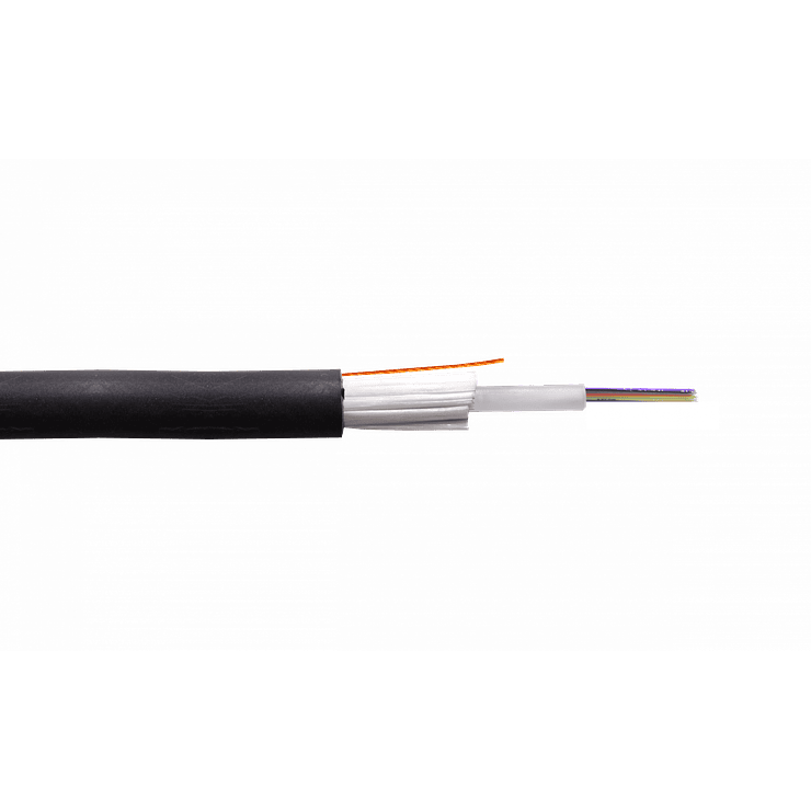 FIBRA OPTICA 6 FIBRAS MONOMODO 1 TUBO EXT-PE 1