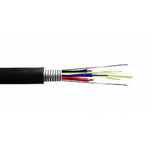 FIBRA OPTICA SM OS2 2 FIBRAS HIBRIDO NEGRO EXTERIOR PE 10MM