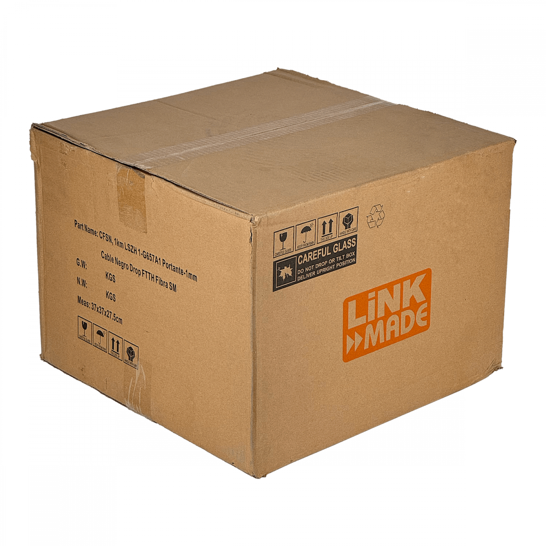 FIBRA OPTICA DROP FTTH SM LSZH 1KM/ 1 PORTANTE-1 FIBRA 4