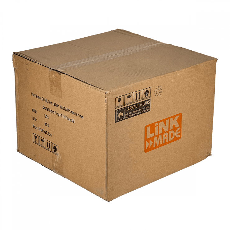 FIBRA OPTICA DROP FTTH SM LSZH 1KM/ 1 PORTANTE-1 FIBRA 4