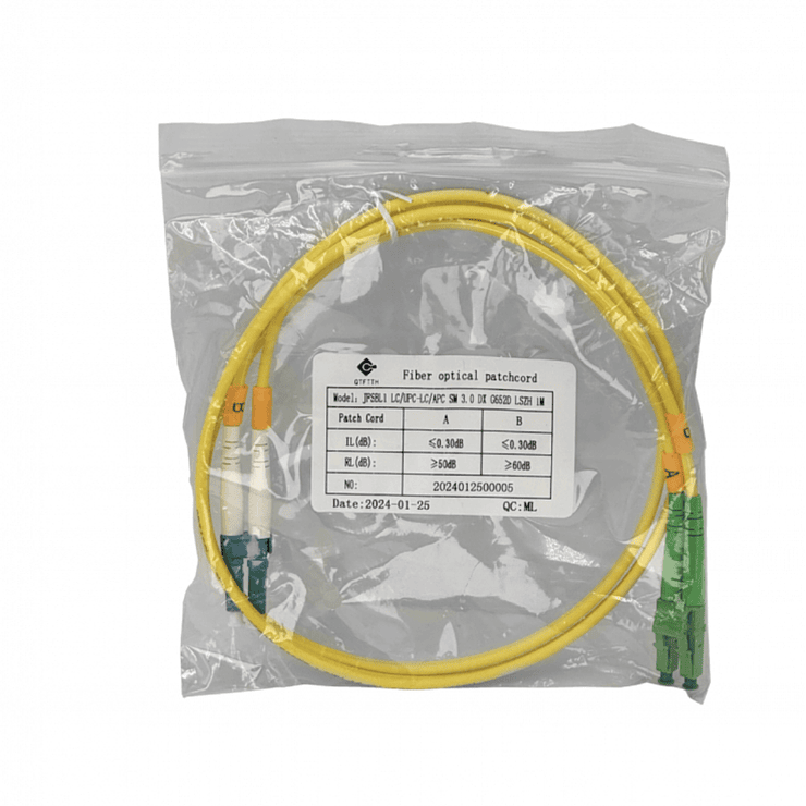 JUMPER LC-UPC/LC-APC MONOMODO SIMPLEX 1MT DUPLEX 3