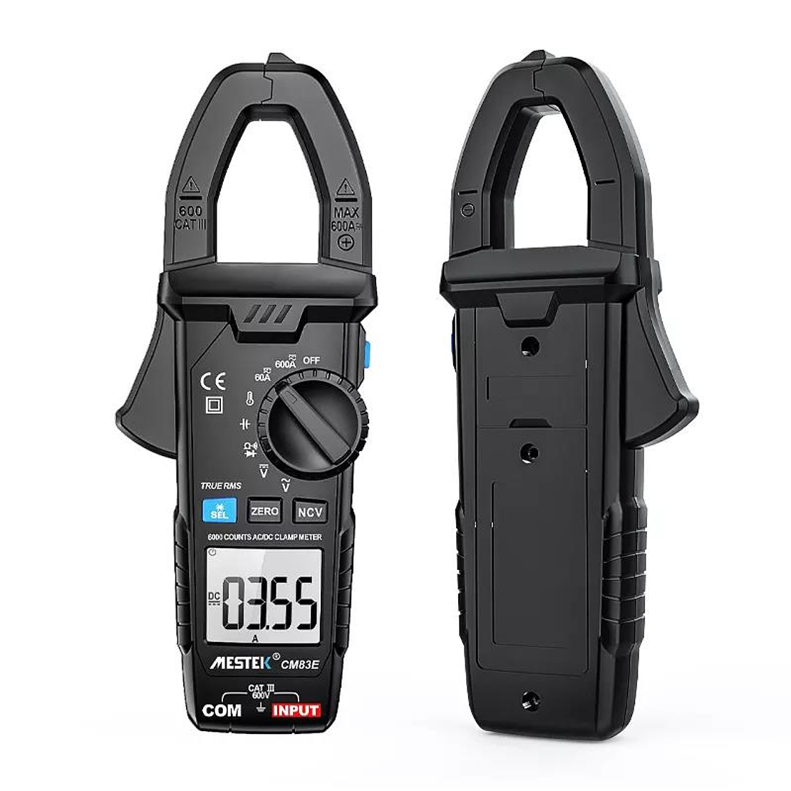 AMPERÍMETRO TENAZA CM83E 600V CAT III AC/DC 1
