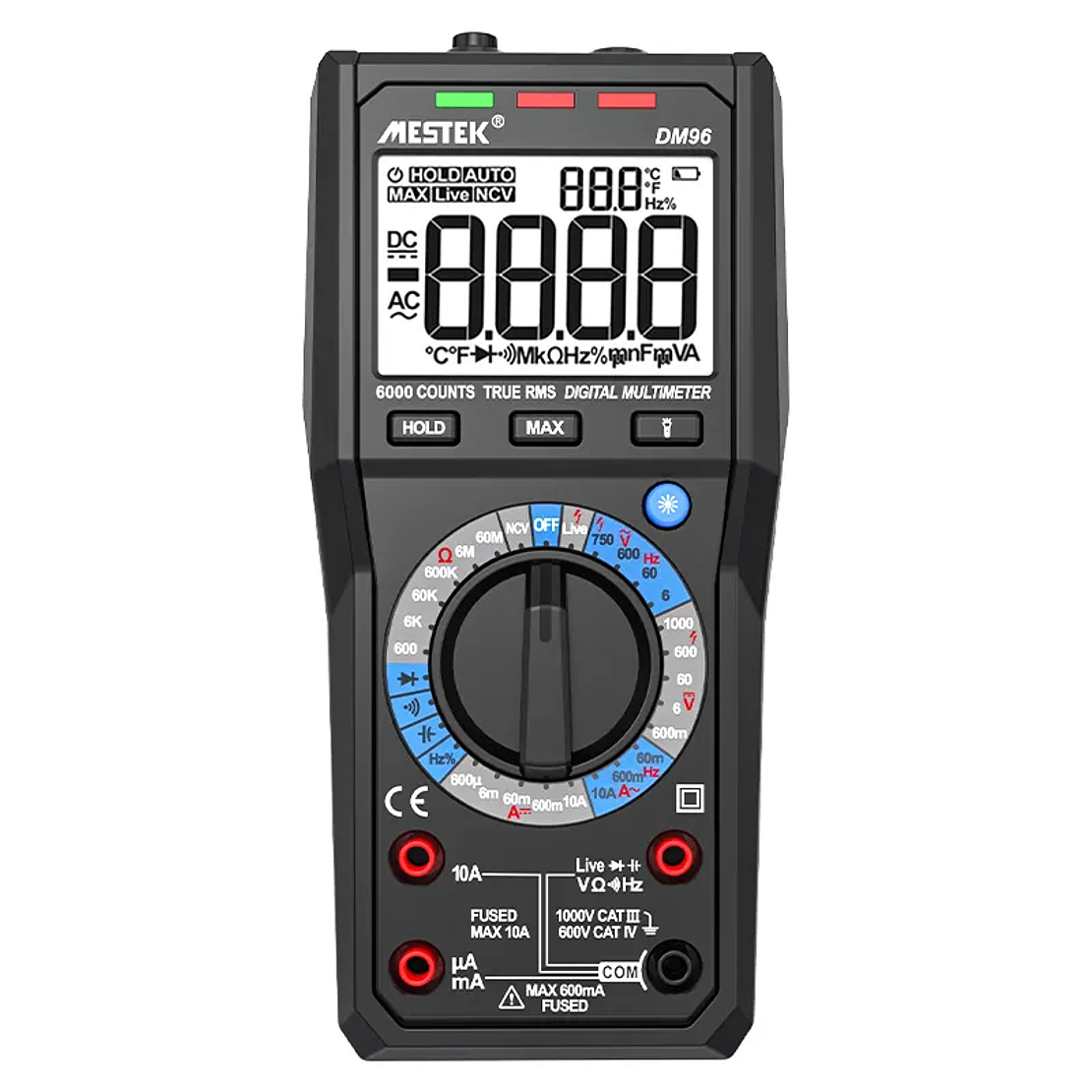 MULTIMETRO DIGITAL PROFESIONAL DM96  1